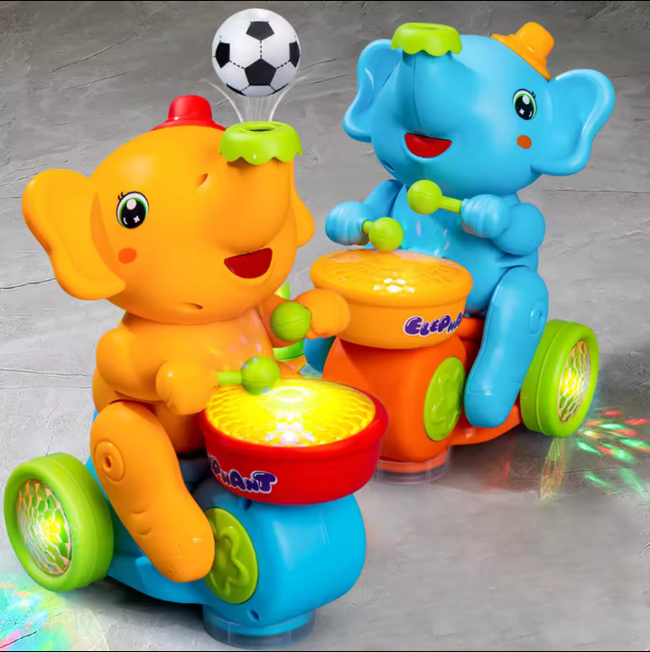 🎶🐘 لعبة الفيل الذكي – 🎵 لعبة موسيقية تفاعلية لتنمية 🧠 مهارات طفلك 👶الحسية والحركية ✨