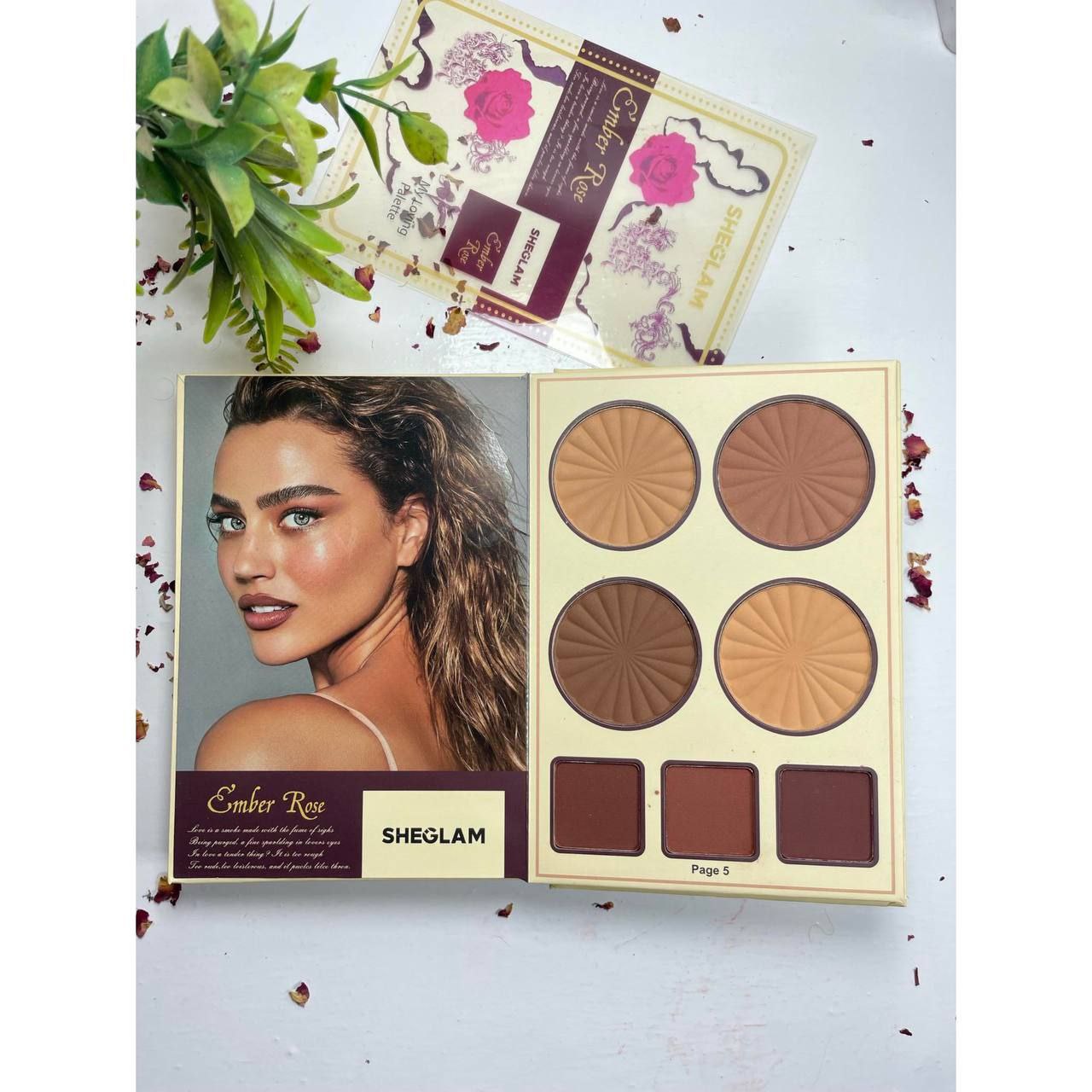 كل ما تحتاجينه من 💋 SHEGLAM 📖ماكياج كامل في كتاب واحد ✨