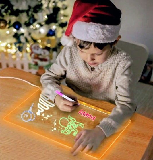 أطلق العنان لخيال  طفلك مع سبورة السحرية المضيئة 💯✨