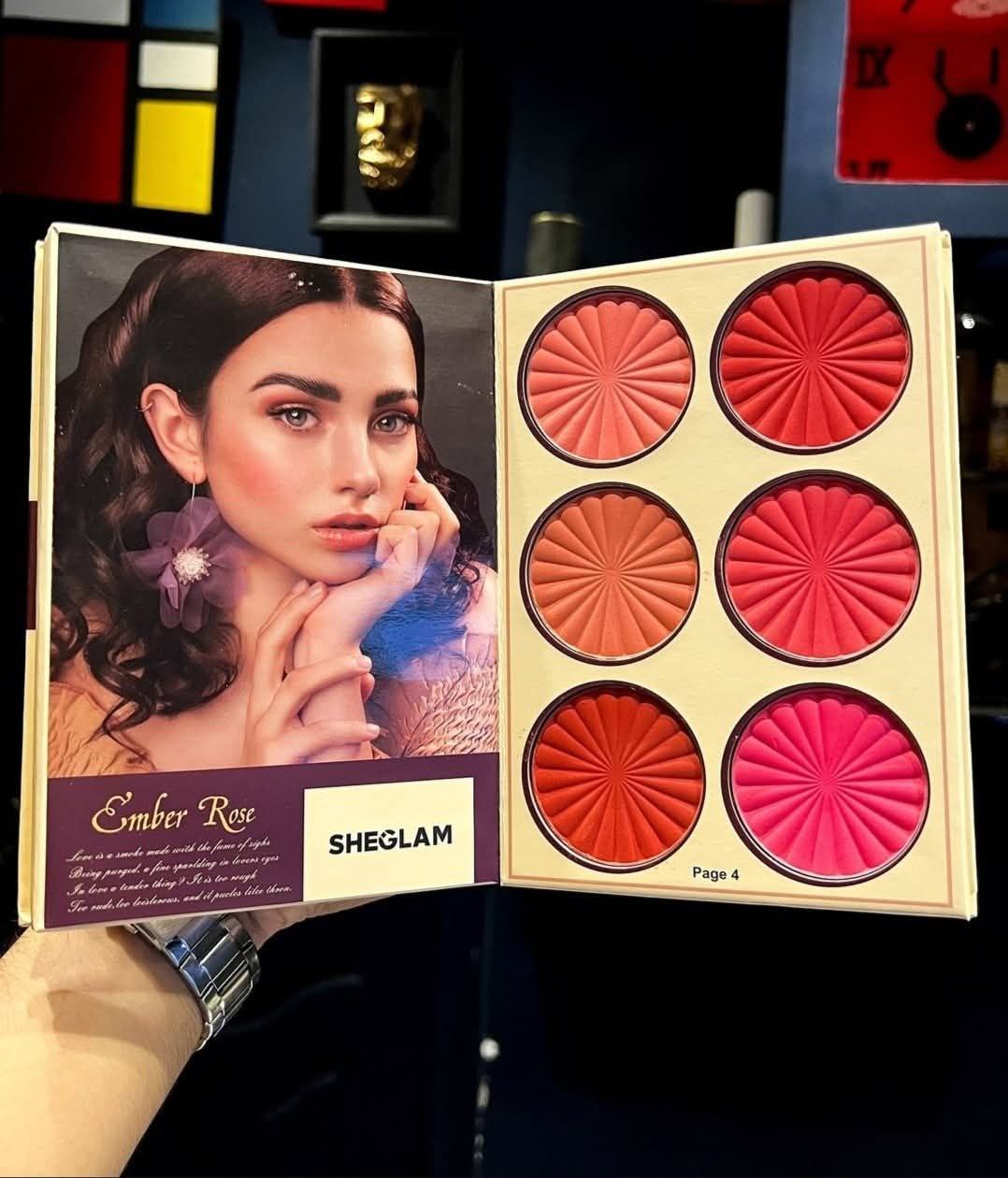 Palette SHEGLAM LIVRE 🥰 ( Eyeshadow, Highlighter, Blusher, Concealer powder )  😍❤️